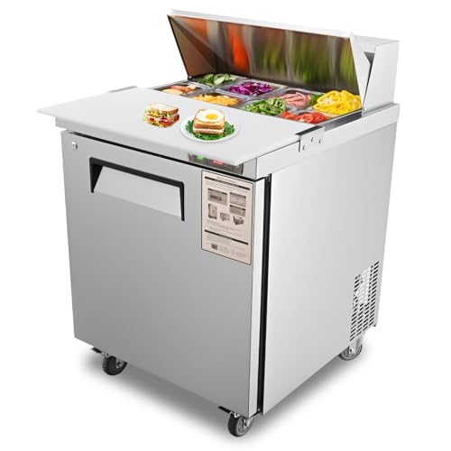 Top Sandwich Prep Table Refrigerator